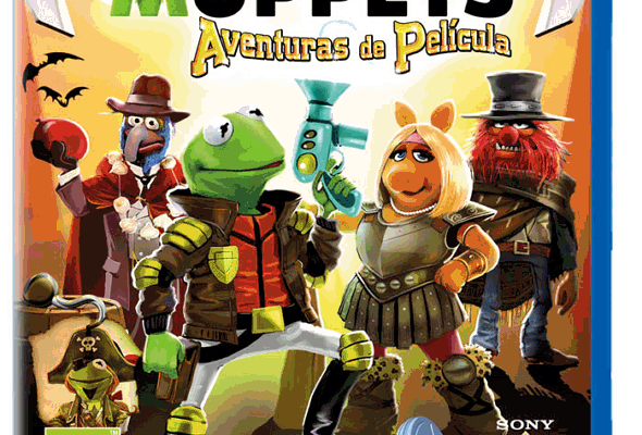 Portada del videojuego Muppets Aventuras de película para PS Vita