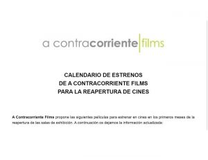 estrenos a contracorriente films verano de 2020