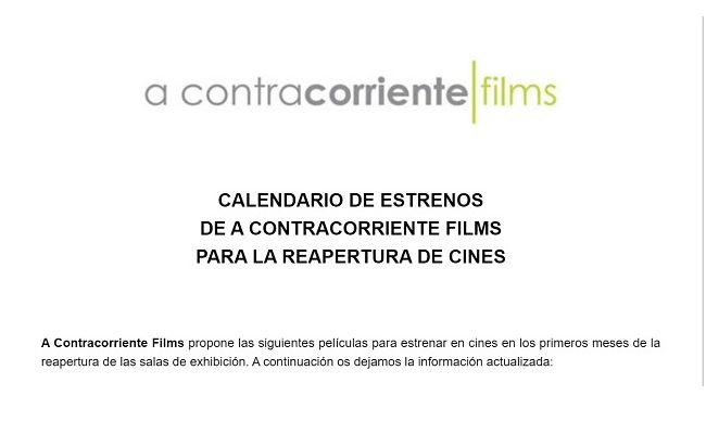 estrenos a contracorriente films verano de 2020